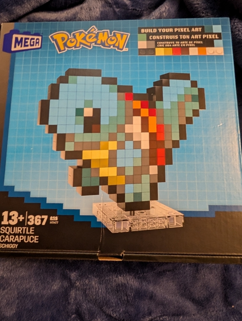 Mega Pokémon Pixel Build Set - Squirtle - Blue